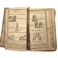 Super Rare c. 1796 Hieroglyphic Bible for the Amusement & Instruction of Children (some losses)