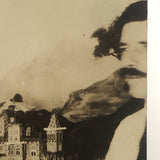 Man with His Folk Art Wonderland, Old Snapshot