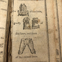 Super Rare c. 1796 Hieroglyphic Bible for the Amusement & Instruction of Children (some losses)