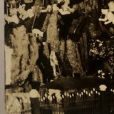 Man with His Folk Art Wonderland, Old Snapshot