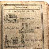 Super Rare c. 1796 Hieroglyphic Bible for the Amusement & Instruction of Children (some losses)