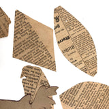 Another Lovely Lot of Old Hand-cut Cut Quilting Patterns, with Good Mends