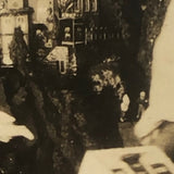 Man with His Folk Art Wonderland, Old Snapshot