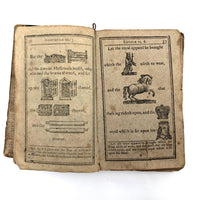 Super Rare c. 1796 Hieroglyphic Bible for the Amusement & Instruction of Children (some losses)