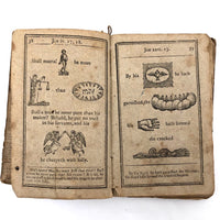 Super Rare c. 1796 Hieroglyphic Bible for the Amusement & Instruction of Children (some losses)