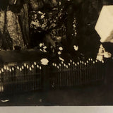 Man with His Folk Art Wonderland, Old Snapshot