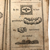 Super Rare c. 1796 Hieroglyphic Bible for the Amusement & Instruction of Children (some losses)