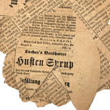 Another Lovely Lot of Old Hand-cut Cut Quilting Patterns, with Good Mends