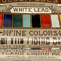 Burgess, Fobes & Co. Portland, Liquid Paint Antique Advertising Paperweight, c. 1890s