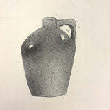 C. 1930s-40s Spatter Painted Jug on Board