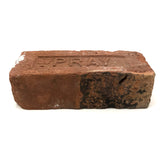 Antique Red Clay PRAY Brick, Robert E. Pray and Co., Greenfield MA