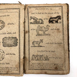 Super Rare c. 1796 Hieroglyphic Bible for the Amusement & Instruction of Children (some losses)