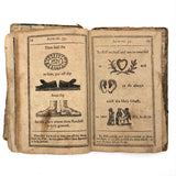 Super Rare c. 1796 Hieroglyphic Bible for the Amusement & Instruction of Children (some losses)