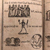 Super Rare c. 1796 Hieroglyphic Bible for the Amusement & Instruction of Children (some losses)