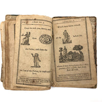 Super Rare c. 1796 Hieroglyphic Bible for the Amusement & Instruction of Children (some losses)
