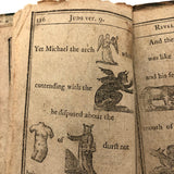 Super Rare c. 1796 Hieroglyphic Bible for the Amusement & Instruction of Children (some losses)