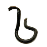 Nice Old Blacksmith Made Hand-forged Iron Folk Art Snake with Incised Details