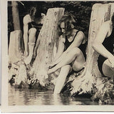 Small 1928 Snapshot, Arms and Legs and Tree Trunks