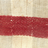 Louise Meyer’s 1884 Red and White Darning Sampler on Linen