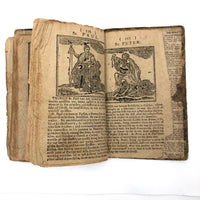 Super Rare c. 1796 Hieroglyphic Bible for the Amusement & Instruction of Children (some losses)