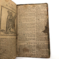 Super Rare c. 1796 Hieroglyphic Bible for the Amusement & Instruction of Children (some losses)