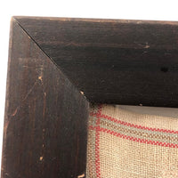 Louise Meyer’s 1884 Red and White Darning Sampler on Linen