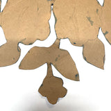 Lovely, Delicate Old Hand-cut Brown Paper Quilting Template