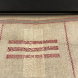 Louise Meyer’s 1884 Red and White Darning Sampler on Linen