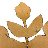 Lovely, Delicate Old Hand-cut Brown Paper Quilting Template