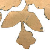 Lovely, Delicate Old Hand-cut Brown Paper Quilting Template