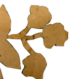 Lovely, Delicate Old Hand-cut Brown Paper Quilting Template