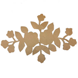 Lovely, Delicate Old Hand-cut Brown Paper Quilting Template