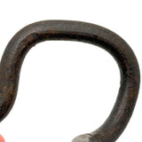 Nice Old Blacksmith Made Hand-forged Iron Folk Art Snake with Incised Details