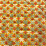 19th Century PA Needlepoint Wall-pocket in Homespun Wool with Woolen Trim