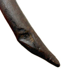 Nice Old Blacksmith Made Hand-forged Iron Folk Art Snake with Incised Details