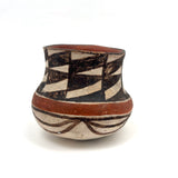 Lovely Older Pueblo Pot in Black, White and Rust