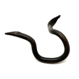 Nice Old Blacksmith Made Hand-forged Iron Folk Art Snake with Incised Details