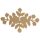 Lovely, Delicate Old Hand-cut Brown Paper Quilting Template
