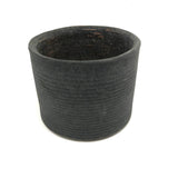 Rare (and Perfect) Matte Gray Mid-Century Zanesville Ribbed Planter