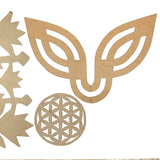 Group of Three Pennsylvania Cut Cardboard Quilting Stencils