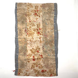 Charming, Very Naive Patchwork Squares Antique Crib Quilt