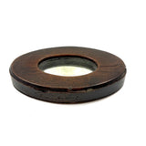 Wonderful Small 19th Century Treen Cased Mirror, Presumed Sailor Made