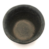 Rare (and Perfect) Matte Gray Mid-Century Zanesville Ribbed Planter
