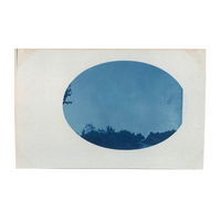 Glimpse Of Sky, Old Cyanotype RPPC