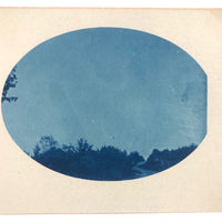 Glimpse Of Sky, Old Cyanotype RPPC