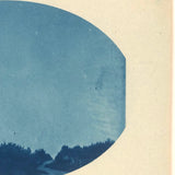 Glimpse Of Sky, Old Cyanotype RPPC