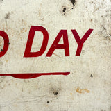 New Song To Day, Evocative Old Hand-painted Sign Found in Bar Harbor's Old Star Theatre