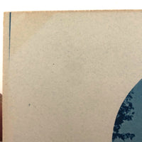 Glimpse Of Sky, Old Cyanotype RPPC