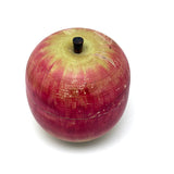 Earlier 20th Century Japanese Painted Treen Apple with Horse Roulette Inside