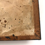 Wonderful Early 19th C. American Embroidery of Bird on Laid in Early Frame and Glass